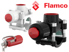Flamco T-plus - vytvoření odbočky za provozu